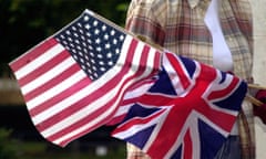 US and UK flags