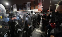 Protest for the police killing of Walter Wallace, Jr. Philadelphia, USA - 27 Oct 2020<br>Mandatory Credit: Photo by Andrew H Walker/REX/Shutterstock (10977486r)
Philadelphia residents protest the police killing of Walter Wallace, Jr.
Protest for the police killing of Walter Wallace, Jr. Philadelphia, USA - 27 Oct 2020