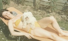 Arlene Phillips with her dog Tiger in the late 60s