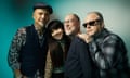 A storytelling approach … Pixies, l to r: Joey Santiago, Paz Lenchantin, David Lovering, Charles Thompson IV