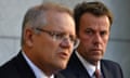 Prime Minister Scott Morrison and Education Minister Dan Tehan