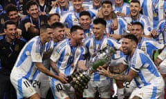 Argentina beat Colombia 1-0 on Sunday in the Copa América final at Miami Gardens, Florida.