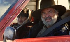 Julian Dennison as Ricky and Sam Neill as Hec in Hunt for the Wilderpeople