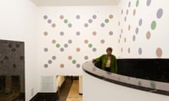 Bridget Riley unveils Messengers at the National Gallery.