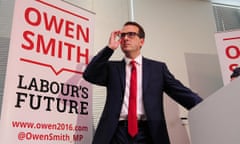 Leadership contender Owen Smith speaks at the Knowledge Transfer Centre in Catcliffe, South Yorkshire