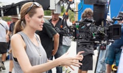 Director Angelina Jolie, 'Unbroken' film, 2014