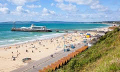 Bournemouth seafront and pier