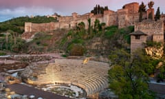 The Roman theater and Alcazaba, Málaga.