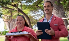 Lani (Jolene Purdy) and Armond (Murray Bartlett) in The White Lotus