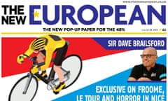 The New European: has made a profit from the start, according to its editor.