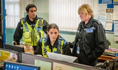 Pin-perfect scenes … Shane Zaza, Charlie Murphy and Sarah Lancashire in Happy Valley