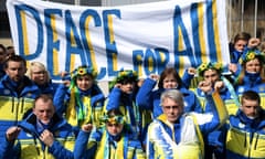 Ukraine’s Paralympic team call for ‘Peace for all’ in the Paralympics village