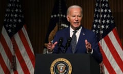 U.S. President Biden commemorates the 60th anniversary of the signing of the Civil Rights Act at the LBJ Presidential Library in Austin<br>U.S. President Joe Biden delivers remarks to commemorate the 60th anniversary of the signing of the Civil Rights Act at the LBJ Presidential Library in Austin, Texas, U.S., July 29, 2024. REUTERS/Kaylee Greenlee Beal