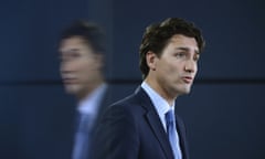 Canada’s Prime Minister Justin Trudeau holds a press conference at the National Press Theatre in Ottawa, Ontario, on Tuesday, Nov. 29, 2016.