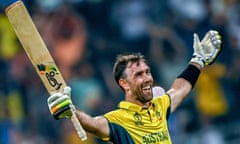 Australia’s Glenn Maxwell celebrates