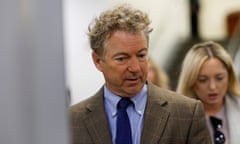 Senate Votes On Same-Sex Marriage Equality Bill<br>WASHINGTON, DC - NOVEMBER 16: Sen. Rand Paul (R-KY) walks through the Senate Subway to participate in a vote on the Senate Floor at the U.S. Capitol Building on November 16, 2022 in Washington, DC. Senators voted on a procedural vote to move forward the Respect for Marriage Act, legislation protecting same-sex marriages, which is now expected to have its final vote after the Thanksgiving Holiday (Photo by Anna Moneymaker/Getty Images)