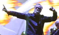 Matt Berninger of the National performing at All Points East