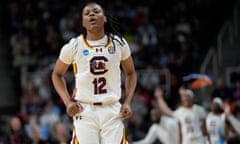 South Carolina guard MiLaysia Fulwiley and her teammates are looking to win their school’s third national title