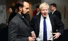 Evgeny Lebedev (left) and Boris Johnson at an Evening Standard theatre awards event at the Royal Opera House in London in 2009