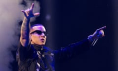 Daddy Yankee performing in San Juan, Puerto Rico this week.