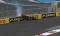 Nico Hülkenberg’s car catches fire