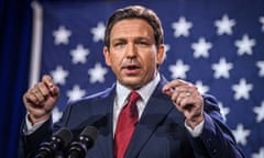 Ron DeSantis, governor of Florida, who James Naughtie describes as ‘Trump, but smart’.