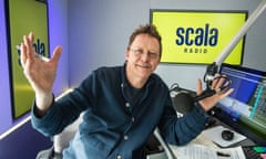 Simon Mayo at Scala Radio last week.