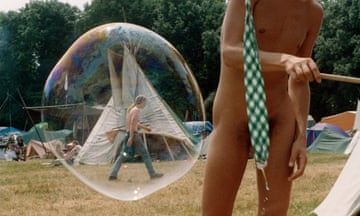 Pivotal pic … the shot taken at Glastonbury in 1992.