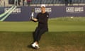 Sweden’s Anna Nordqvist with the Women’s Open trophy, her third different major.