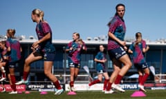 A-League Women players in training