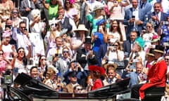 The royal procession at Ascot last year