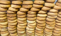 Close-up of Osmania Biscuits in Hyderabad