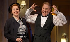 Rebecca Johnson and Samuel West in Present Laughter