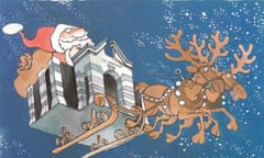 Observer Christmas card c.1988-1993 GNM Archive ref: OBS/1/2/1/1/2/8