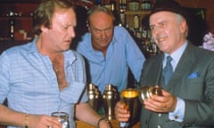Glynn Edwards, centre, with Dennis Waterman and George Cole in Minder, 1988.