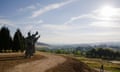 Monte do Gozo or Mount Joy, Santiago de Compostela, A Coruna, Galicia, Spain, Europe<br>HXR14G Monte do Gozo or Mount Joy, Santiago de Compostela, A Coruna, Galicia, Spain, Europe