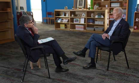 Biden sits down with George Stephanopoulos for the taped interview.