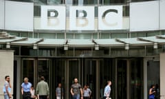 People arrive and depart from Broadcasting House, the headquarters of the BBC in London<br>People arrive and depart from Broadcasting House, the headquarters of the BBC, in London Britain July 2, 2015. The BBC said it will cut more than 1,000 jobs because it expects to receive 150 million pounds ($234 million) less than forecast from the licence fee next financial year as viewers turn off televisions and watch programmes on the Internet.  REUTERS/Paul Hackett