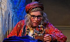 jennifer Saunders as Madame Arcati in Blithe Spirit at Theatre Royal Bath