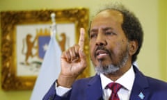 Somalia's president, Hassan Sheikh Mohamud