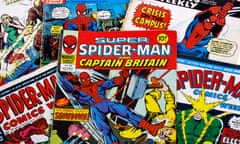 Spider-man – and Super Spider-man – comic books from the 1970s.