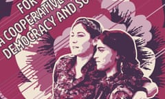 Detail from Rojava women’s poster