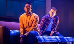 How to tell the parents ... Tyrone Huntley, left, and Billy Cullum in Leave to Remain.