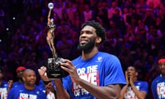 Joel Embiid was named the NBA’s Most Valuable Player last season.