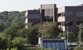 The Capital Gazette newsroom office in Annapolis, Maryland, where at least five people were shot.