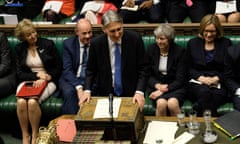 Philip Hammond presents the budget in the House of Commons