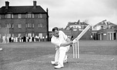 John Reid on the Nursery Ground at Lord’s. Throughout his career he got runs, wickets and catches and described himself as ‘a bit of a thumper’.