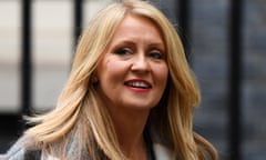 Esther McVey walking in Downing Street