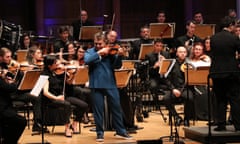 Violinist Maxim Vengerov with the Romanian National Philharmonic Orchestra  at Cadogan Hall.