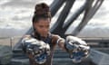 Terrific, Bafta-winning performance ... Letitia Wright in Black Panther.